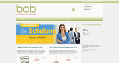 Desktop Screenshot of bcb-gmbh.de